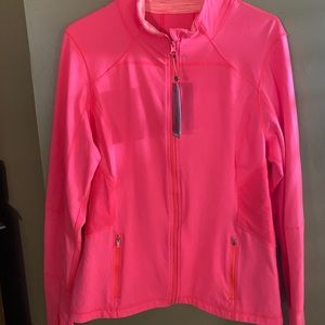 Pink athletic jacket